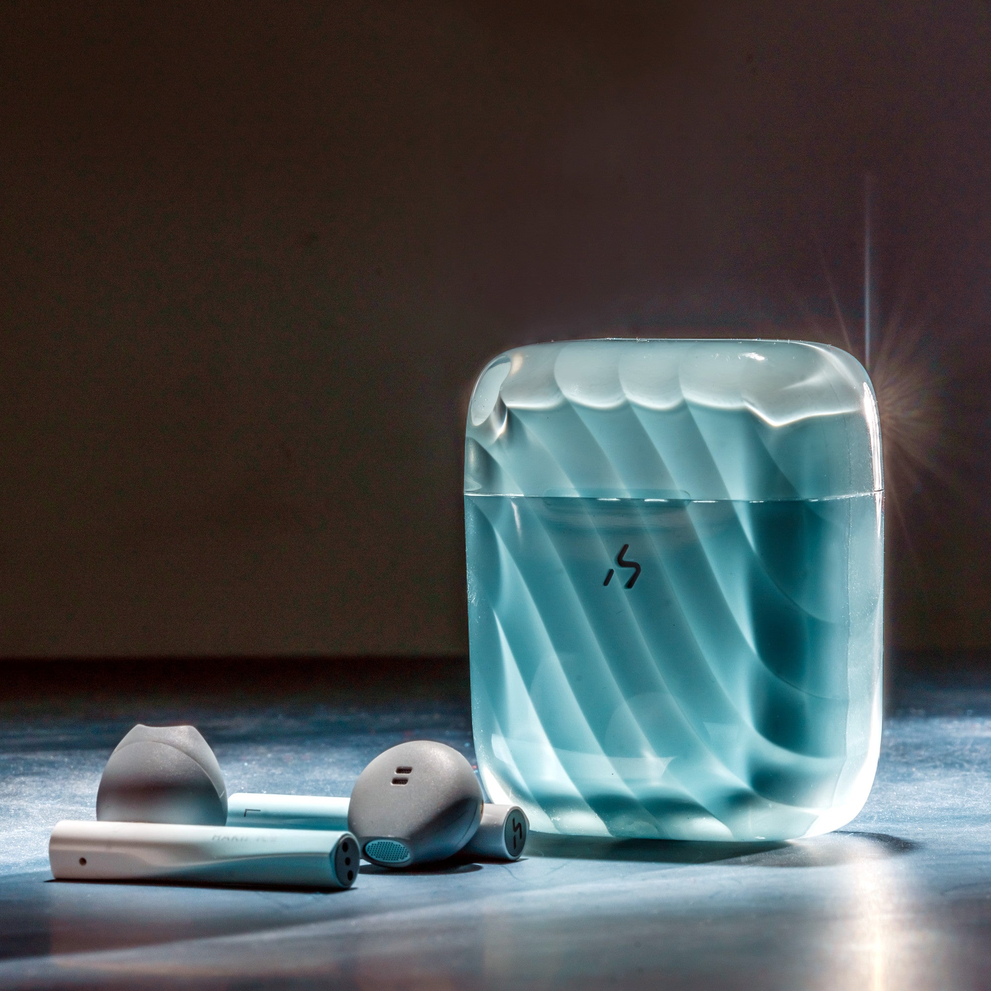 Low Latency Wireless Earbuds for Android & iPhone - HAKII ICE (Blue)